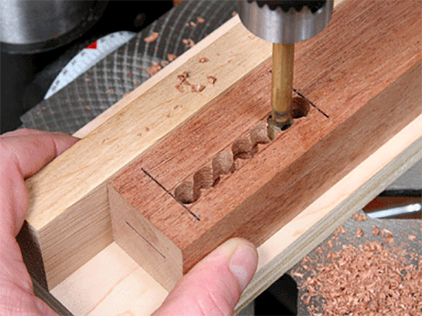 Working with Loose Tenons: Drill Press