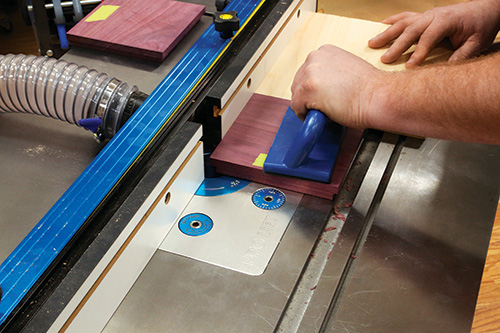 Cutting joinery for shelf cubby side panel