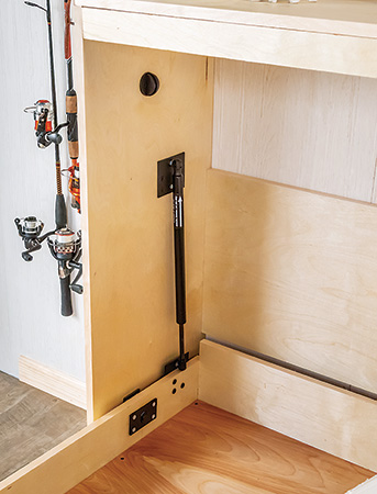 Murphy bed mounting hardware