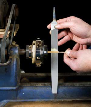 Turning blank for ferrule.