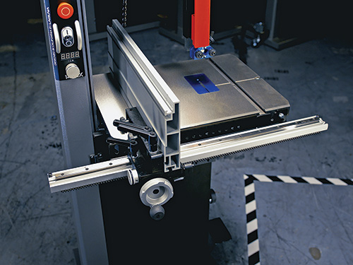 Heavy duty laguna band saw fence and worksurface