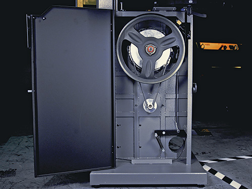 Laguna band saw flywheel system