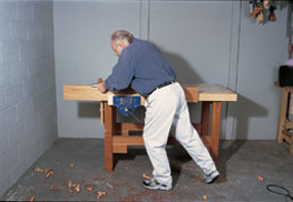 Begin the stroke with all your weight on your rear foot.