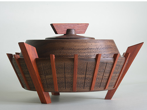 Turning with some wider and thinner routed elements