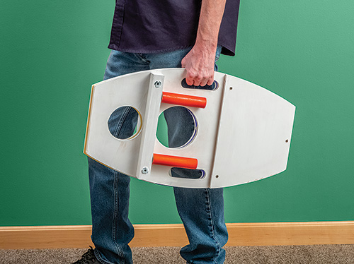 Carrying folded game board