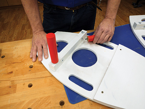 Attaching legs to skee bag game board