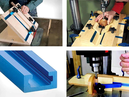 Projects with installed T-Tracks