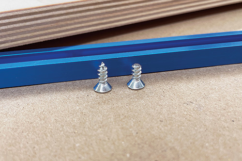 Cutting down screw to fit project