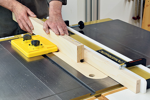 Cutting slot for t-track installation